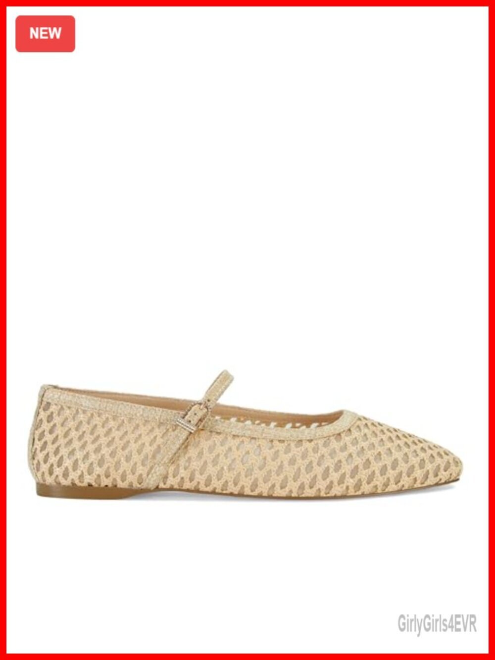 Women's Square Toe Mary Jane Ballerina Flats with Buckle – Cushioned Insole,